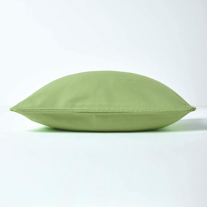 Plain Cotton Decorative Cushion Cover 1 Pc in Green online at best prices