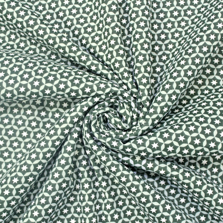 Soft Green Cotton Reversible Dohar with Iris Designer Border At Best Prices