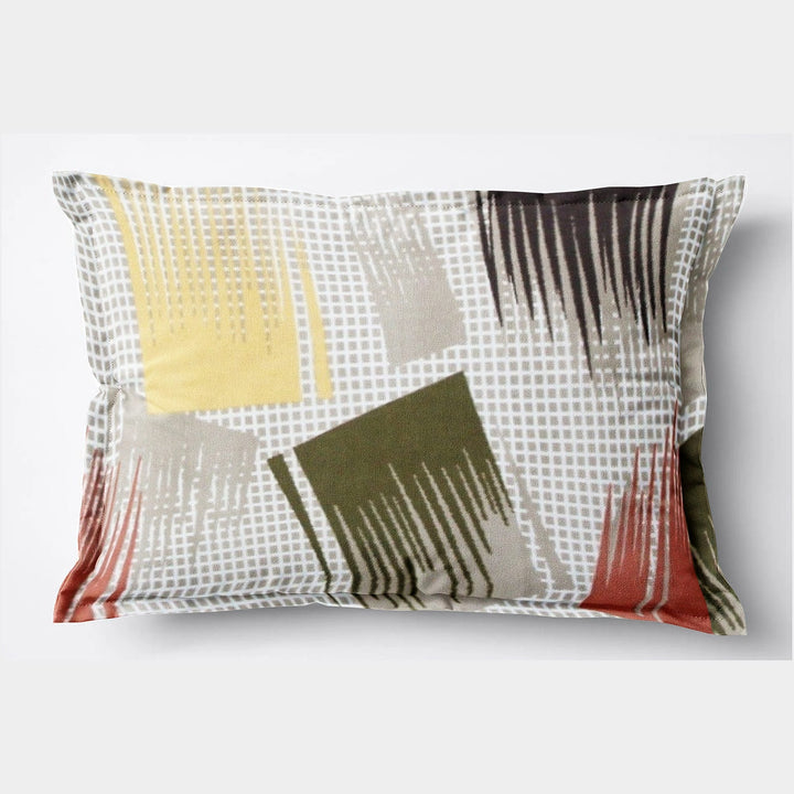 Soft Geometrical Print Pillow Cover Set In Multicolor Online At Best prices(2 Pcs)