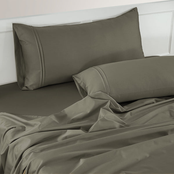 Soft Plain 400 TC Cotton Satin Flat Bedsheet online In India