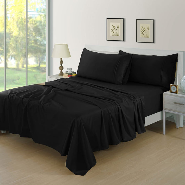 Soft Plain 400 TC Cotton Satin Flat Bedsheet online In India