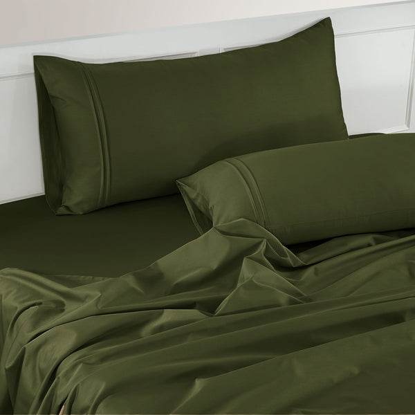 Soft Plain 400 TC Cotton Satin Flat Bedsheet online In India