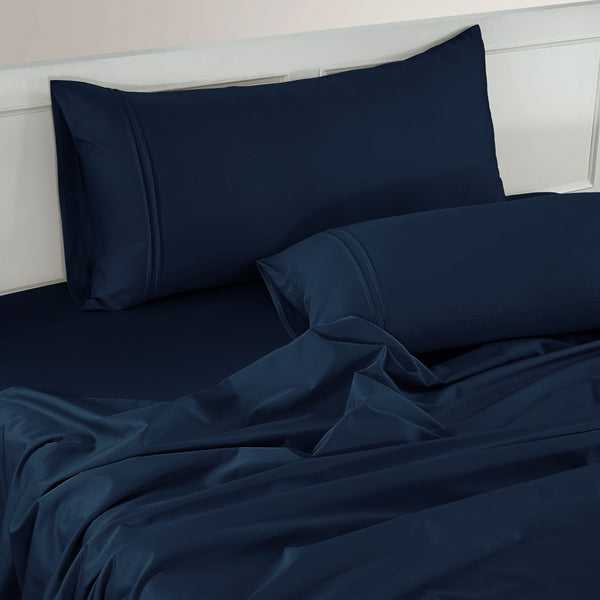 Soft Plain 400 TC Cotton Satin Flat Bedsheet online In India