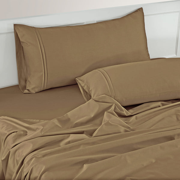 Soft Plain 400 TC Cotton Satin Flat Bedsheet online In India