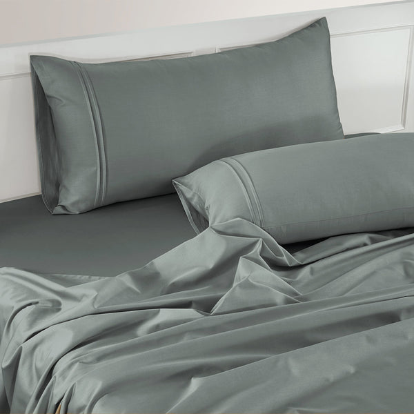 Soft Plain 400 TC Cotton Satin Flat Bedsheet online In India