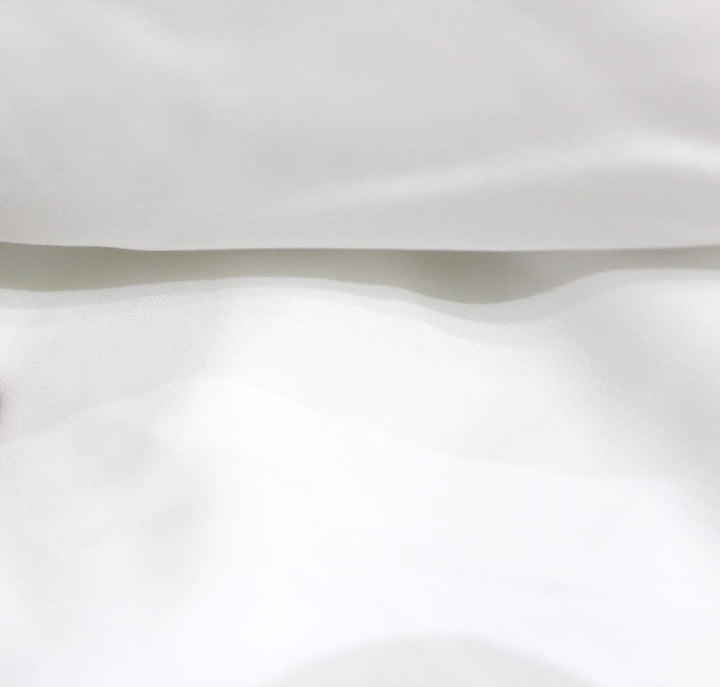 Soft Plain 210 TC Cotton Designer Bedsheet In White At Best Prices