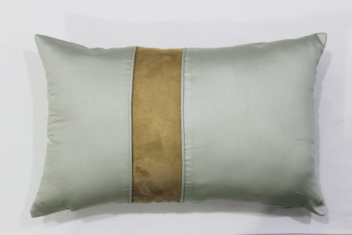 Stylish Cotton Satin Patch Throw/Lumber Pillow Online In India