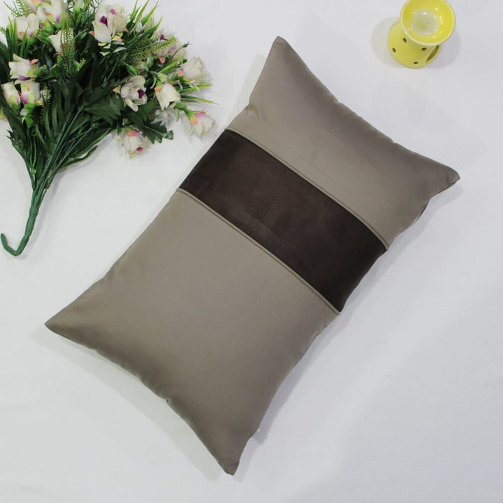 Stylish Cotton Satin Patch Throw/Lumber Pillow Online In India