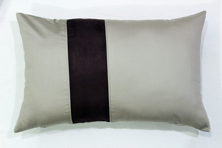 Stylish Cotton Satin Patch Throw/Lumber Pillow Online In India