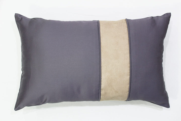 Stylish Cotton Satin Patch Throw/Lumber Pillow Online In India