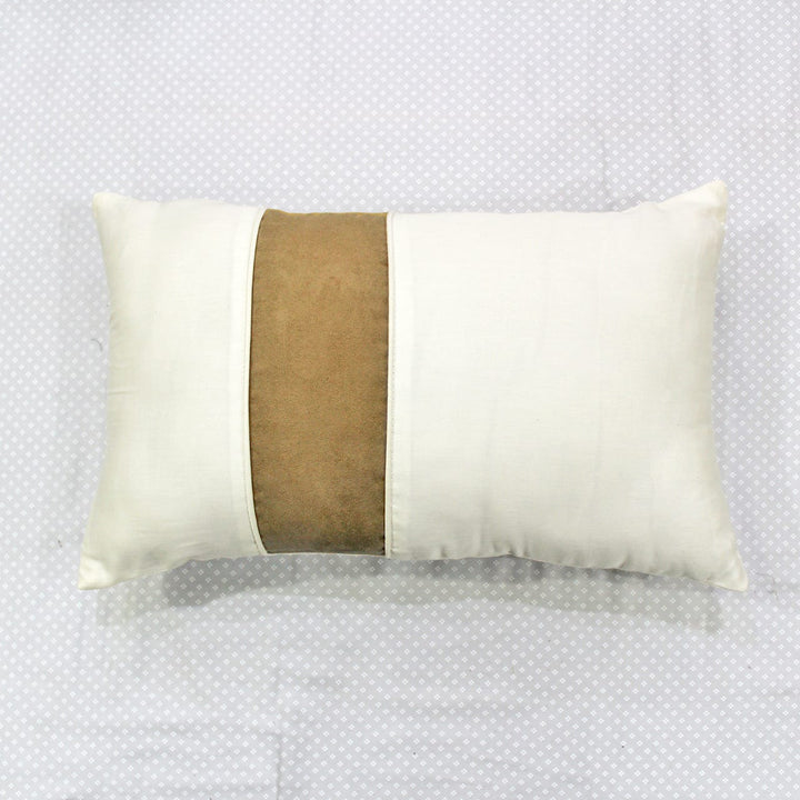 Stylish Cotton Satin Patch Throw/Lumber Pillow Online In India