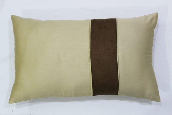 Stylish Cotton Satin Patch Throw/Lumber Pillow Online In India