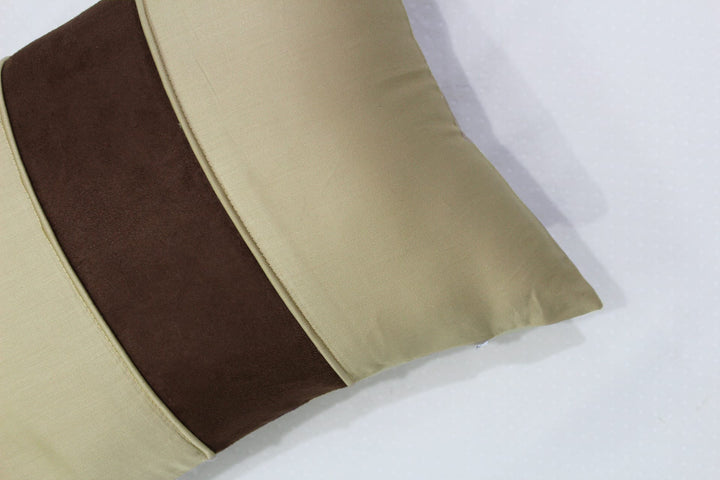 Stylish Cotton Satin Patch Throw/Lumber Pillow Online In India