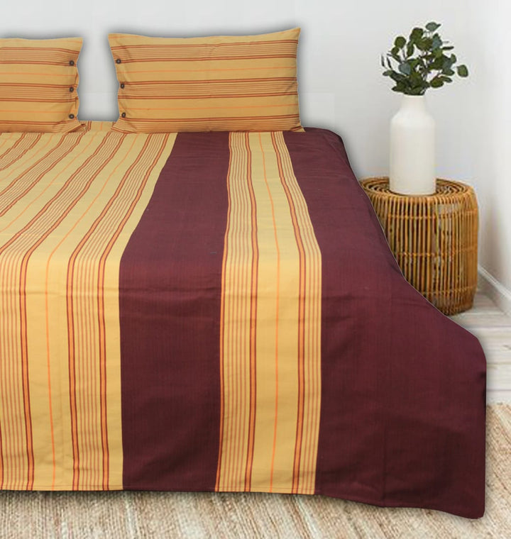 Elegant Alpha Woven 100% Cotton Handloom Bed Cover online in India