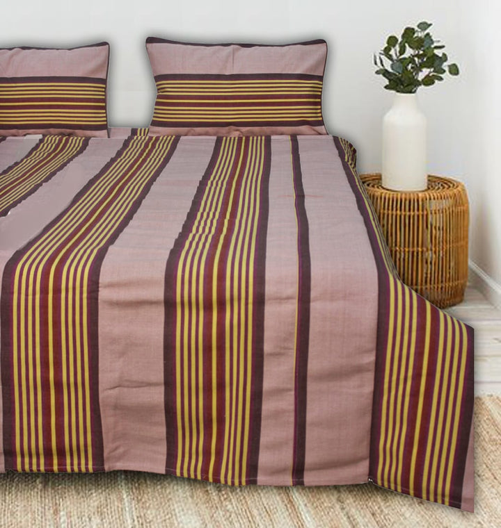 Elegant Alpha Woven 100% Cotton Handloom Bed Cover online in India