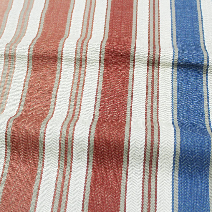 Alpha Multicolor Woven Cotton Stripes Table Cover(1 Pc) online in India