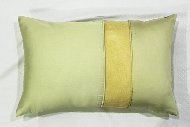 Stylish Cotton Satin Patch Throw/Lumber Pillow Online In India