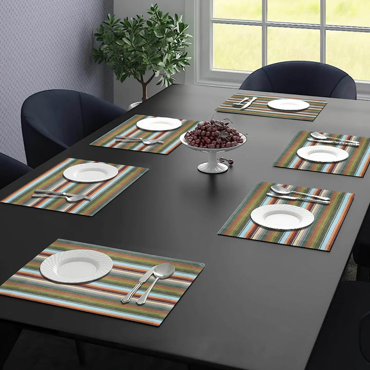 Classy Hand Woven Cotton Table Placemats Set( 6 P cs) online in India