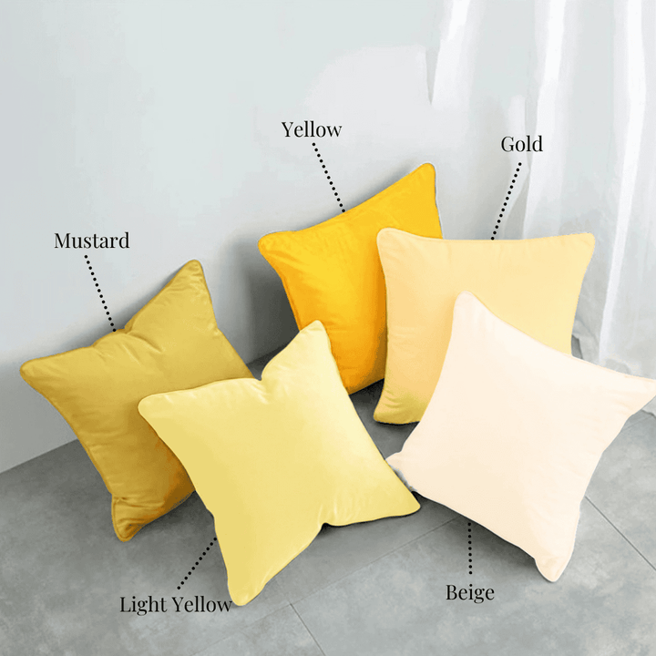 Plain Cotton Decorative Cushion Cover 5 Pcs online at best prices