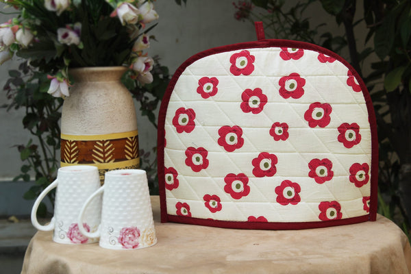 Stylish Printed Cotton Quilted Tea Cozy online in India at best prices