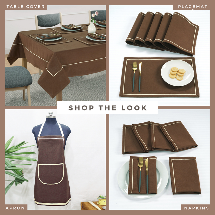 Classy Hand Woven Cotton Table Placemats Set( 6 P cs) online in India