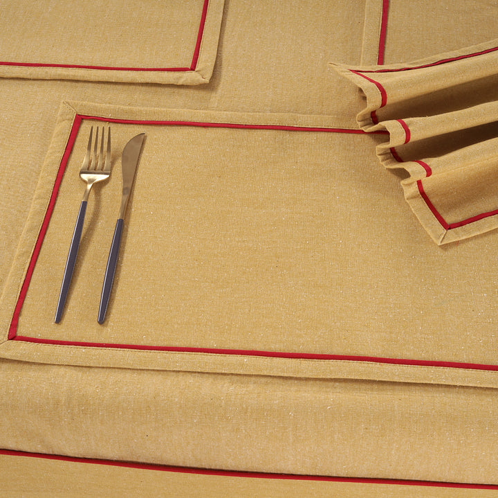 Classy Hand Woven Cotton Table Placemats Set( 6 P cs) online in India