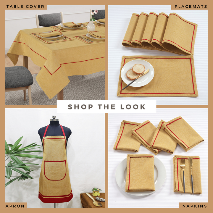 Classy Hand Woven Cotton Table Placemats Set( 6 P cs) online in India