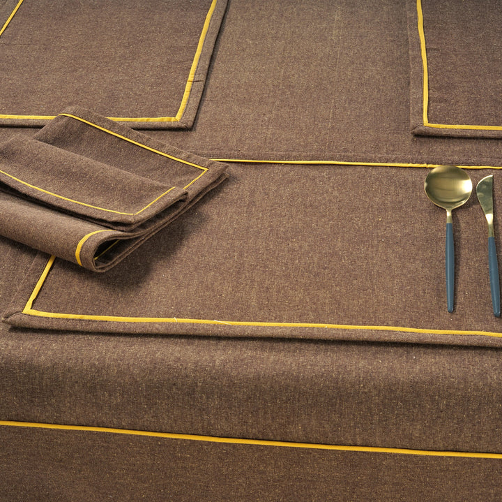 Classy Hand Woven Cotton Table Placemats Set( 6 P cs) online in India