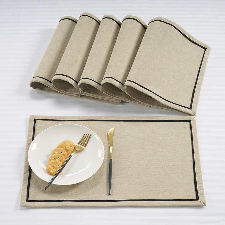 Classy Hand Woven Cotton Table Placemats Set( 6 P cs) online in India