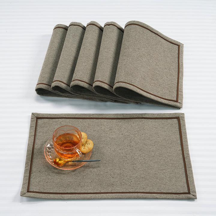 Classy Hand Woven Cotton Table Placemats Set( 6 P cs) online in India