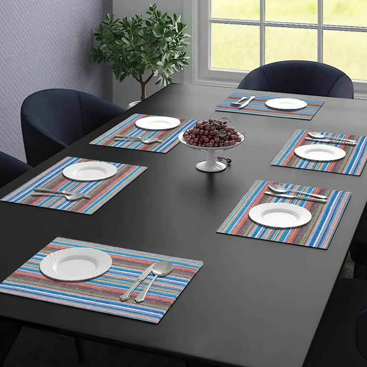 Classy Hand Woven Cotton Table Placemats Set( 6 P cs) online in India