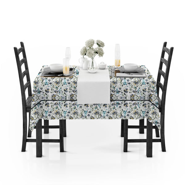 PRISM Printed Cotton Floral 1 Pc Table Cover - Aqua