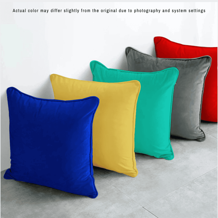 Plain Cotton Decorative Cushion Cover 5 Pcs online at best prices